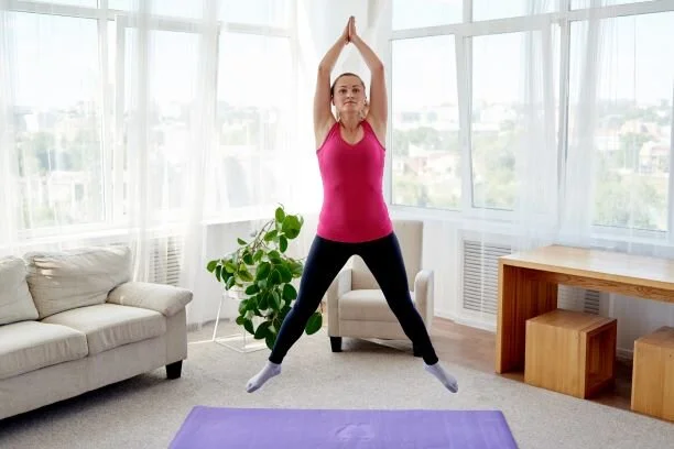 girl jumping pelvic floor